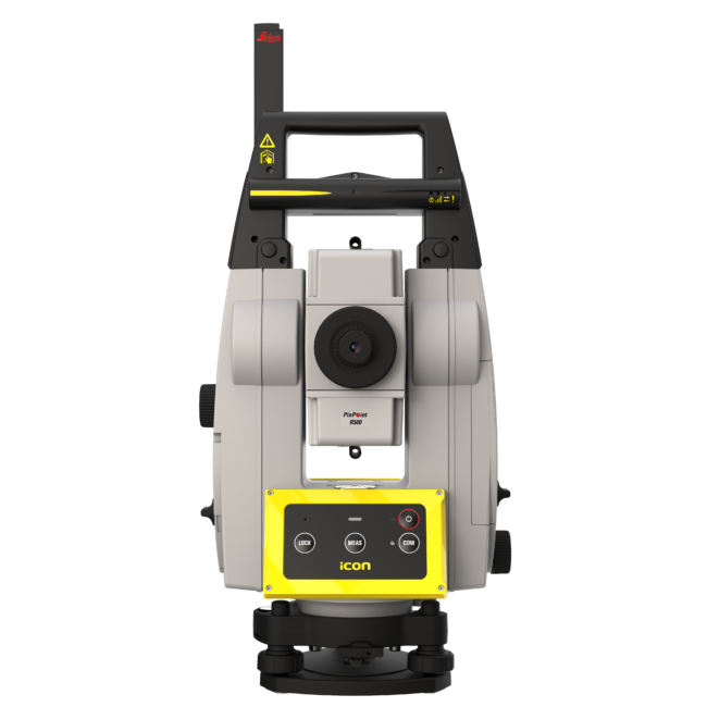 Bild der Leica iCON iCR70 - Robotic Totalstation für die digitale Absteckung im Bau